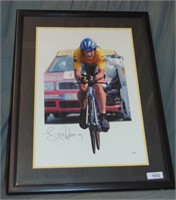 Lance Armstrong Signed Limited Edition Art Print