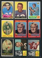 (11) Vintage Star Football Cards incl. Rookies