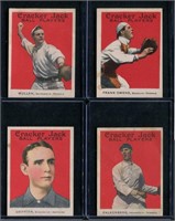 (4) Vintage 1915 Cracker Jack Baseball Cards
