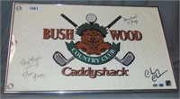 Multi Signed Golf Flag from Caddyshack
