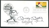 Mantle-Ford Signed First Day Cover.