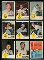 1963 Fleer Baseball Complete Set with Checklist