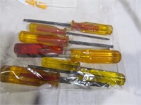 Group of Hopson ball end screwdrivers