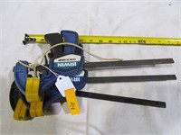Quick grip clamps, 3 x $