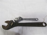 2 adjustible wrenches