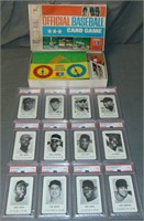 1970 MB Baseball Game w/12 PSA Cards