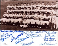 1954 New York Giants Team Signed Photograph