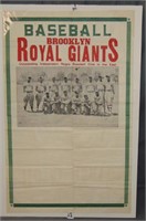 Brooklyn Royal Giants Poster.
