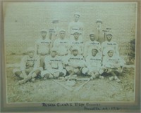 Rare. 1916 Royal Giants Team Photo.