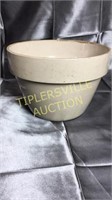 Stoneware bowl 6.5” h 9”across