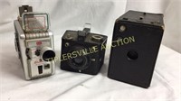 Group of vintage cameras- kodack brownies