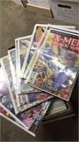 Box of marvel comic books mostly X-men- approx