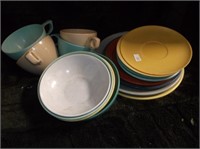 VINTAGE SUN VALLEY, AZTEC MELMAC DINNERWARE