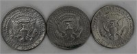 1980 & 2 1984 US Kennedy Half Dollar Coins