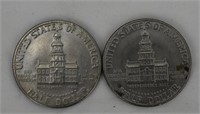 1976 US 2 Pc. Kennedy Half Dollar Coins
