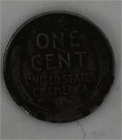 1943 US Steel Lincoln Wheat One Cent Coin