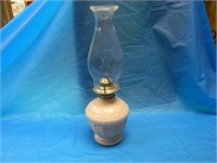 Oil Lamp with Pink Base