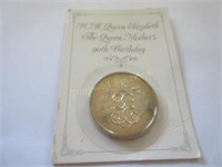 Queen mother 90th birthday coin