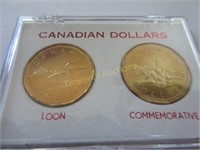 1867-1992 2 Canadian dollar coins