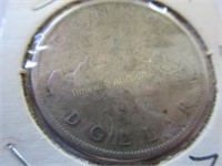 1937 Canadian dollar coin
