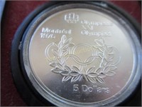 1976 Silver $5 dollar Olympic coin