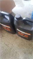 Two bottles of gear oil