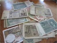 Foreign paper money