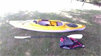 Pelican Escape 100 Se Kayak With Paddle And Life