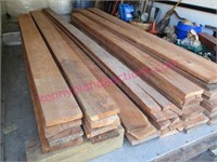 44 cherry boards (dry lumber) 8ft - 12ft long