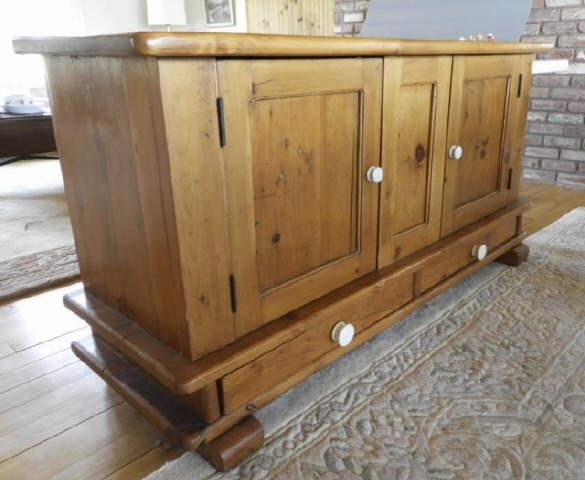 Contemporary Pine Sideboard