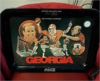 1981 Coca Cola UGA tray