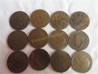 12 half pennies