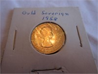 1958 Gold sovereign