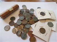 USA pennies- various dates