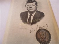 JFK coin and picture