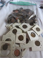 Mixed pennies - various dates