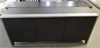 Black & Silver TV Stand