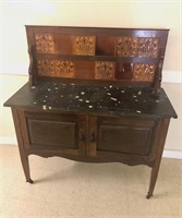 Antique Marble Top Wash Stand