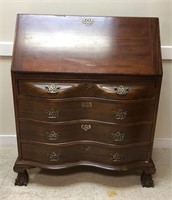 Drop Front 15-Drawer Secretary Desk