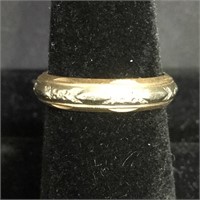 14K Two-Tone Gold Wedding Band