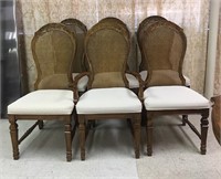 Contemporary Cane Back Dining Chairs