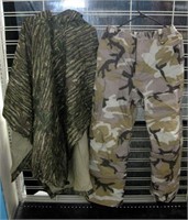 Military Woodland Raincoat & AT Pants Uniform