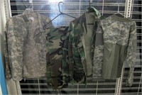 Various Military Woodland & ACU Camo Uniforms