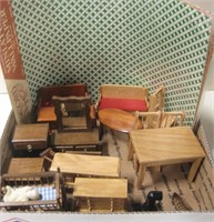 VNTG Wooden Miniature Tables, Chairs, Desks & More