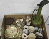 Various Ceramic & Porcelain Vases, Figures & More