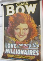 C. Bow Love Among the Millionaires Poster 28"x20"