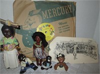 VNTG Black Americana Art Record, Dolls & Figurines