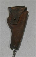 VNTG WWI Brown Leather Revolver Holster