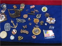 Lot of Vintage Pins, Pendants, Jewelry Pieces