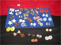 HUGE Lot of Pretty Vintage Clip On Earrings